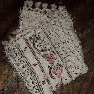 Urban Outfitters Boho Fringed Paisley Throw Multipurpose 56x63